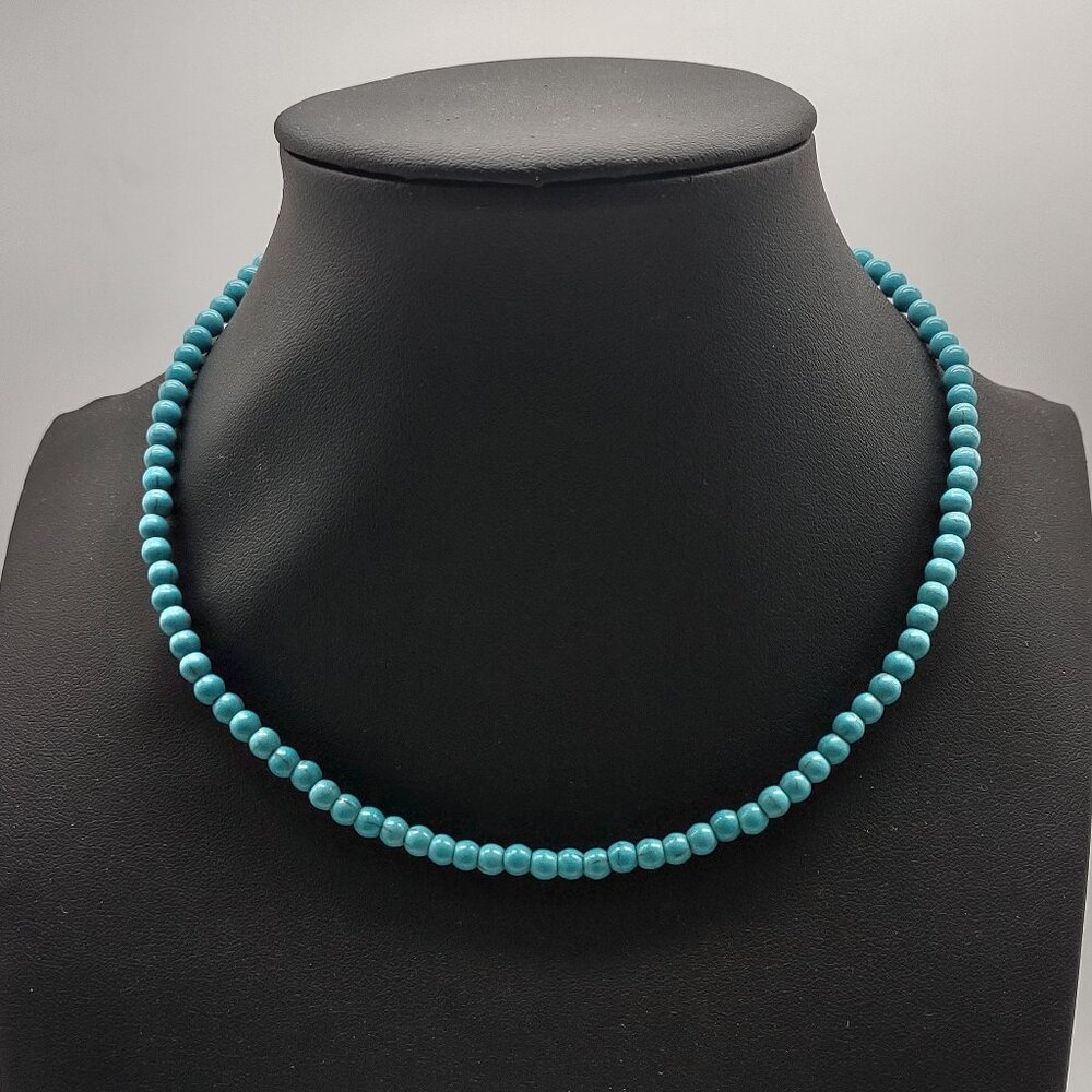 Natural Stone Turquoise Necklace